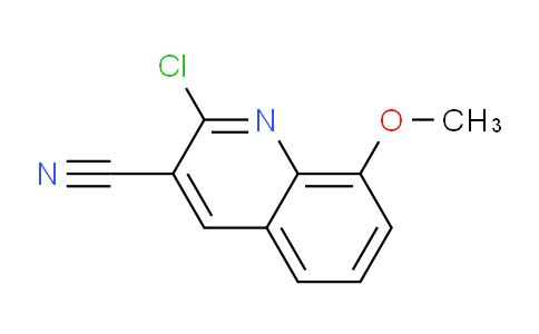 CAS No. 1017329-32-6, 2-Chloro-8-methoxyquinoline-3-carbonitrile
