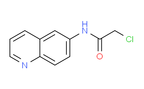 CAS No. 122097-66-9, 2-Chloro-N-(quinolin-6-yl)acetamide