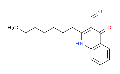 CAS No. 402718-53-0, 2-Heptyl-4-oxo-1,4-dihydroquinoline-3-carbaldehyde