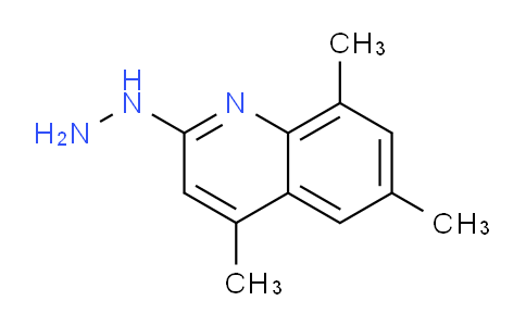 CAS No. 568577-46-8, 2-Hydrazinyl-4,6,8-trimethylquinoline