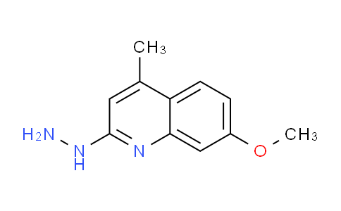 CAS No. 97892-65-4, 2-Hydrazinyl-7-methoxy-4-methylquinoline