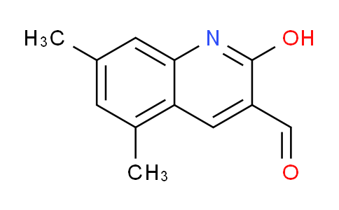 CAS No. 436088-09-4, 2-Hydroxy-5,7-dimethylquinoline-3-carbaldehyde