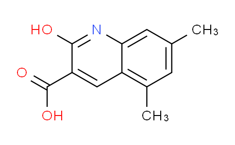 CAS No. 436087-35-3, 2-Hydroxy-5,7-dimethylquinoline-3-carboxylic acid