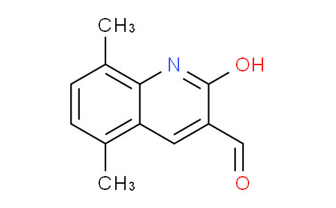 CAS No. 462068-12-8, 2-Hydroxy-5,8-dimethylquinoline-3-carbaldehyde