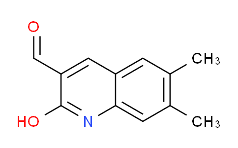 CAS No. 338428-49-2, 2-Hydroxy-6,7-dimethylquinoline-3-carbaldehyde