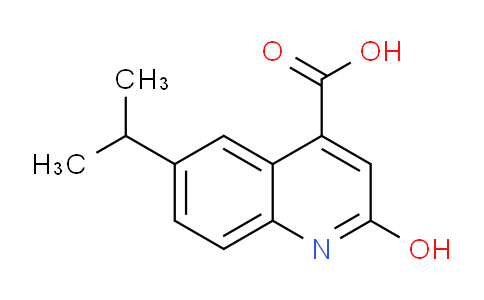 CAS No. 1267063-16-0, 2-Hydroxy-6-isopropylquinoline-4-carboxylic acid