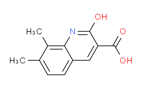CAS No. 436087-32-0, 2-Hydroxy-7,8-dimethylquinoline-3-carboxylic acid