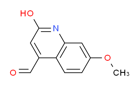 CAS No. 143571-91-9, 2-Hydroxy-7-methoxyquinoline-4-carbaldehyde