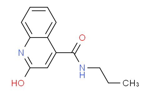 CAS No. 201279-19-8, 2-Hydroxy-N-propylquinoline-4-carboxamide