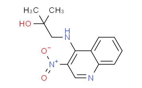 CAS No. 129655-57-8, 2-Methyl-1-((3-nitroquinolin-4-yl)amino)propan-2-ol