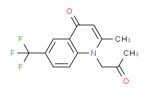 CAS No. 1209293-98-0, 2-Methyl-1-(2-oxopropyl)-6-(trifluoromethyl)quinolin-4(1H)-one