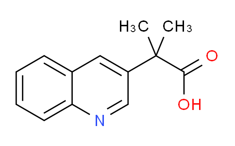 CAS No. 1220027-88-2, 2-Methyl-2-(quinolin-3-yl)propanoic acid