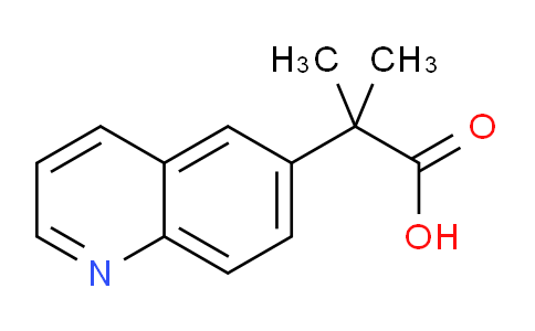 CAS No. 1022283-51-7, 2-Methyl-2-(quinolin-6-yl)propanoic acid