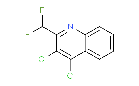 CAS No. 1707603-52-8, 3,4-Dichloro-2-(difluoromethyl)quinoline