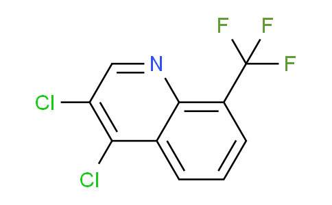CAS No. 1204810-08-1, 3,4-Dichloro-8-(trifluoromethyl)quinoline