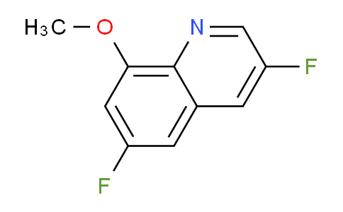 CAS No. 1823901-81-0, 3,6-Difluoro-8-methoxyquinoline