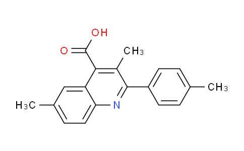 CAS No. 898162-33-9, 3,6-Dimethyl-2-(p-tolyl)quinoline-4-carboxylic acid