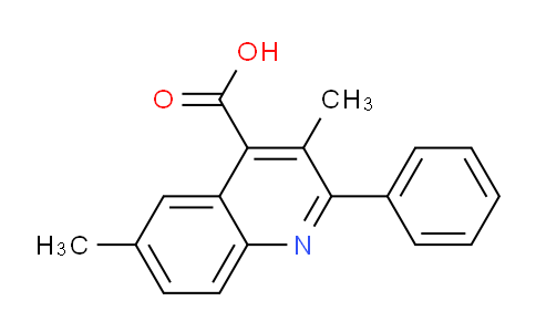 CAS No. 436089-38-2, 3,6-Dimethyl-2-phenylquinoline-4-carboxylic acid