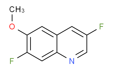 CAS No. 851973-12-1, 3,7-Difluoro-6-methoxyquinoline