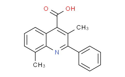 CAS No. 899011-50-8, 3,8-Dimethyl-2-phenylquinoline-4-carboxylic acid
