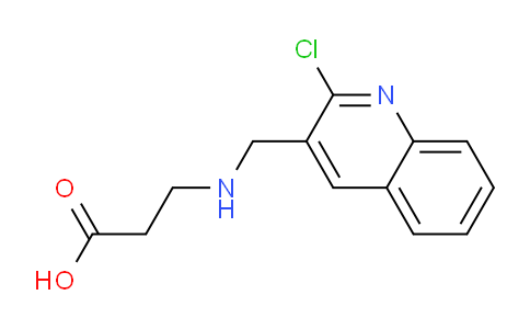 CAS No. 1279215-64-3, 3-(((2-Chloroquinolin-3-yl)methyl)amino)propanoic acid