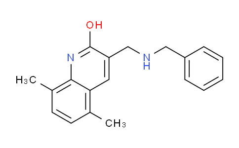 CAS No. 333419-40-2, 3-((Benzylamino)methyl)-5,8-dimethylquinolin-2-ol