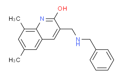 CAS No. 436087-64-8, 3-((Benzylamino)methyl)-6,8-dimethylquinolin-2-ol