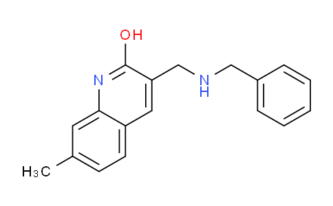 CAS No. 483286-56-2, 3-((Benzylamino)methyl)-7-methylquinolin-2-ol