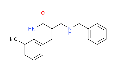 CAS No. 462067-32-9, 3-((Benzylamino)methyl)-8-methylquinolin-2(1H)-one