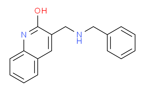 CAS No. 1042529-72-5, 3-((Benzylamino)methyl)quinolin-2-ol