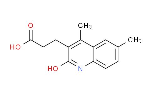 CAS No. 36796-92-6, 3-(2-Hydroxy-4,6-dimethylquinolin-3-yl)propanoic acid
