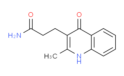 CAS No. 34859-21-7, 3-(2-Methyl-4-oxo-1,4-dihydroquinolin-3-yl)propanamide