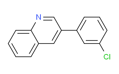 CAS No. 57479-20-6, 3-(3-Chlorophenyl)quinoline