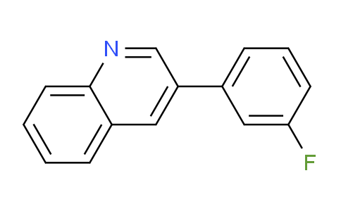 CAS No. 181421-88-5, 3-(3-Fluorophenyl)quinoline