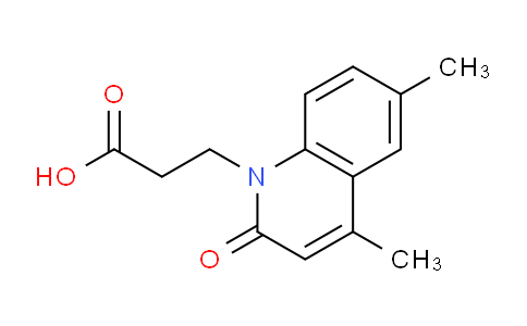 CAS No. 370841-34-2, 3-(4,6-Dimethyl-2-oxoquinolin-1(2H)-yl)propanoic acid