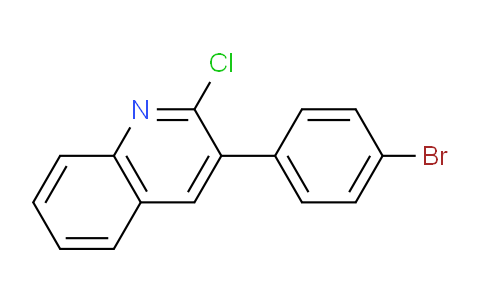 CAS No. 85274-82-4, 3-(4-Bromophenyl)-2-chloroquinoline