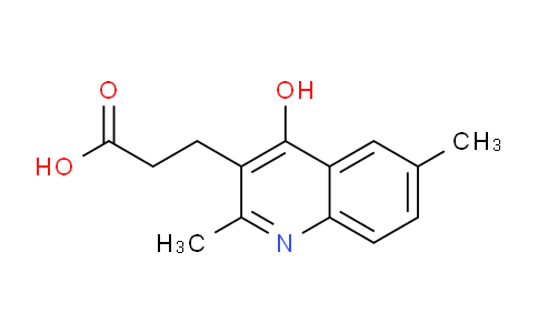CAS No. 22609-24-1, 3-(4-Hydroxy-2,6-dimethylquinolin-3-yl)propanoic acid
