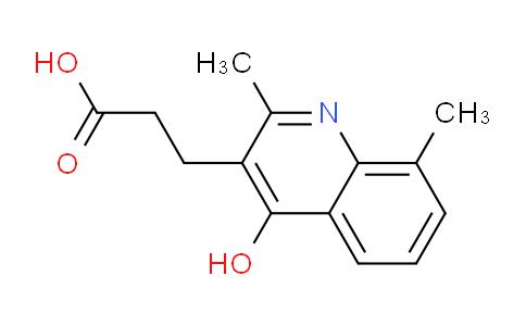 CAS No. 22609-23-0, 3-(4-Hydroxy-2,8-dimethylquinolin-3-yl)propanoic acid
