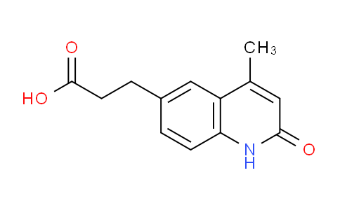 CAS No. 1780199-05-4, 3-(4-Methyl-2-oxo-1,2-dihydroquinolin-6-yl)propanoic acid