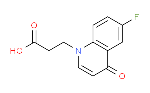 CAS No. 1267499-14-8, 3-(6-Fluoro-4-oxoquinolin-1(4H)-yl)propanoic acid