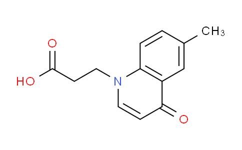 CAS No. 1279214-40-2, 3-(6-Methyl-4-oxoquinolin-1(4H)-yl)propanoic acid
