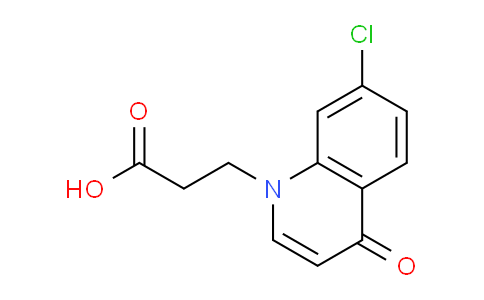 CAS No. 1279215-81-4, 3-(7-Chloro-4-oxoquinolin-1(4H)-yl)propanoic acid