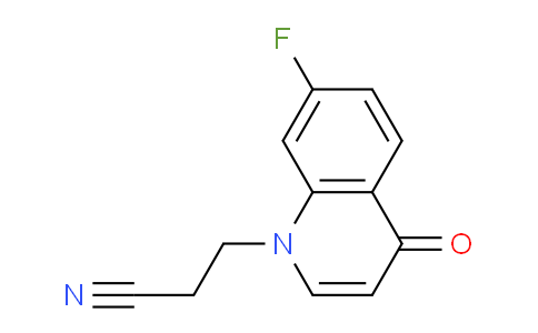 CAS No. 1315345-24-4, 3-(7-Fluoro-4-oxoquinolin-1(4H)-yl)propanenitrile