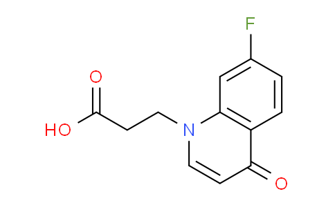 CAS No. 1315372-78-1, 3-(7-Fluoro-4-oxoquinolin-1(4H)-yl)propanoic acid