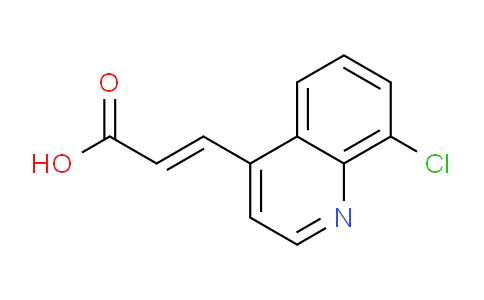 CAS No. 69976-08-5, 3-(8-Chloroquinolin-4-yl)acrylic acid