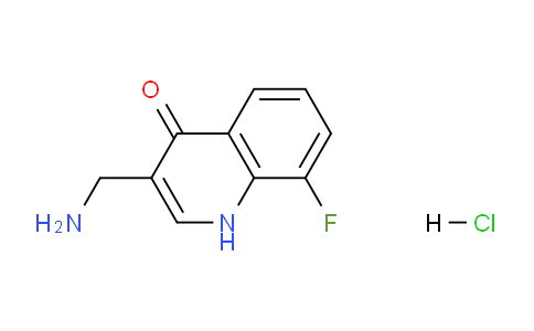 CAS No. 1956382-32-3, 3-(Aminomethyl)-8-fluoroquinolin-4(1H)-one hydrochloride