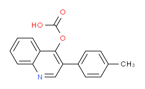 CAS No. 19571-23-4, 3-(p-Tolyl)quinolin-4-yl hydrogen carbonate