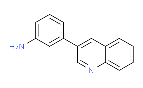 CAS No. 176032-72-7, 3-(Quinolin-3-yl)aniline
