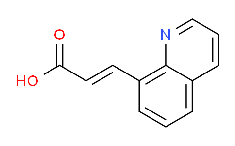 CAS No. 77377-27-6, 3-(Quinolin-8-yl)acrylic acid