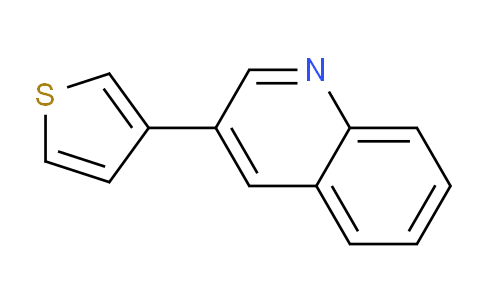 CAS No. 56421-85-3, 3-(Thiophen-3-yl)quinoline